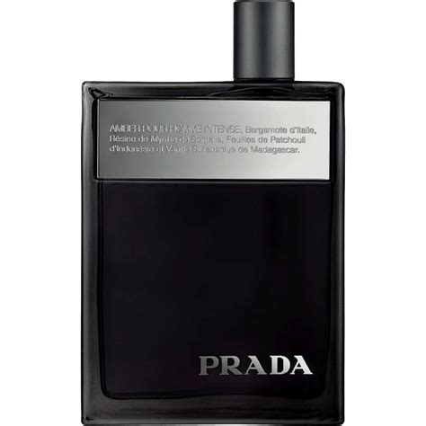 prada amber pour homme intense cologne by prada for men